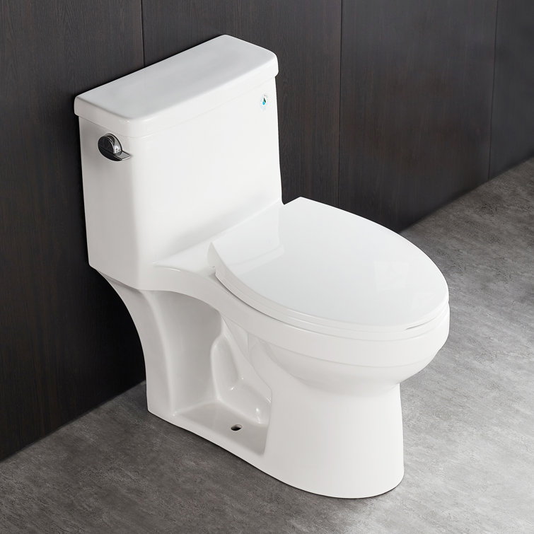 DeerValley 1.28 GPF (Water Efficient) Elongated OnePiece Toilet (Seat